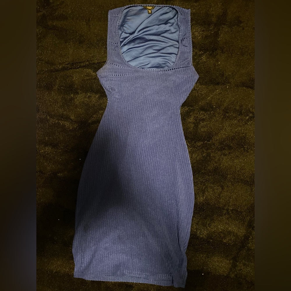 Guess Backless Blue Dress